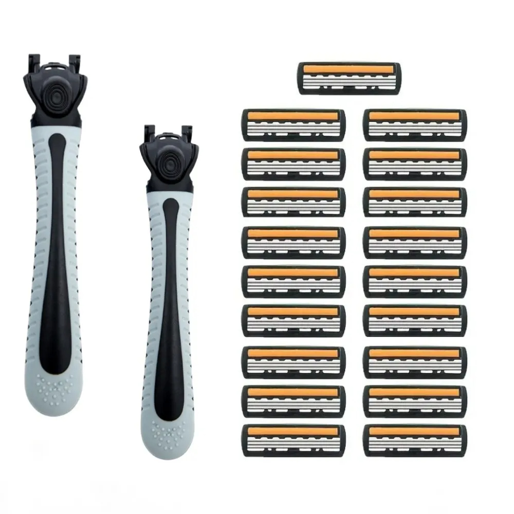 Safety Razor Handle - 3 katmanlı manuel jilet erkekler klasik