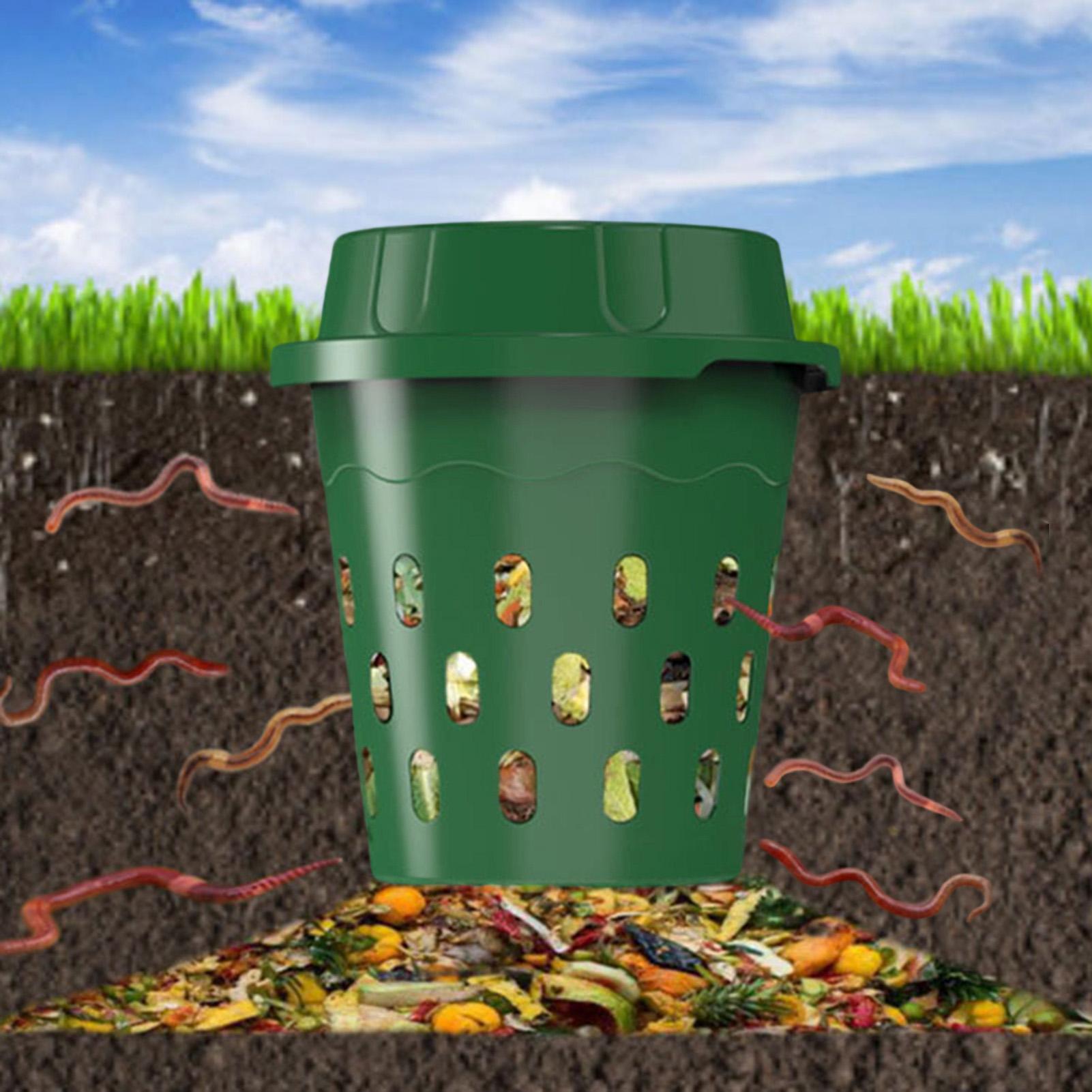 Compost Bin - Toprak altı solucanlı kompost makinesi, toprak