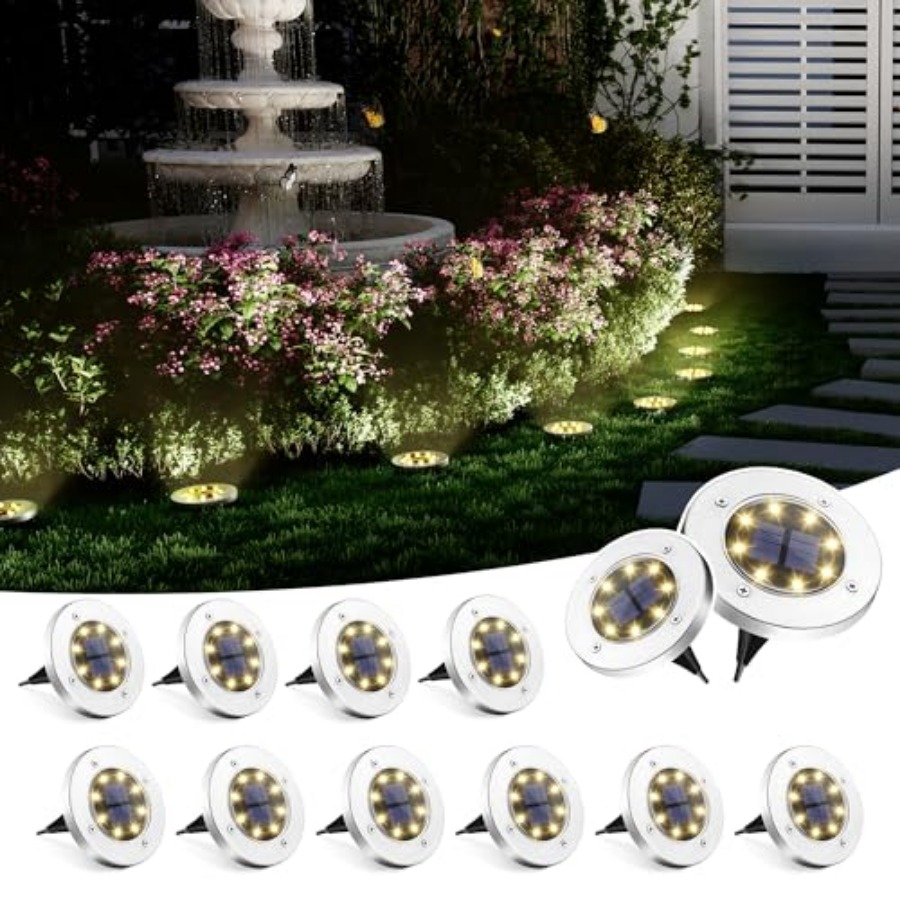 Solar Garden Light - Güneş Enerjili Zemin Lambaları Dış Mekan