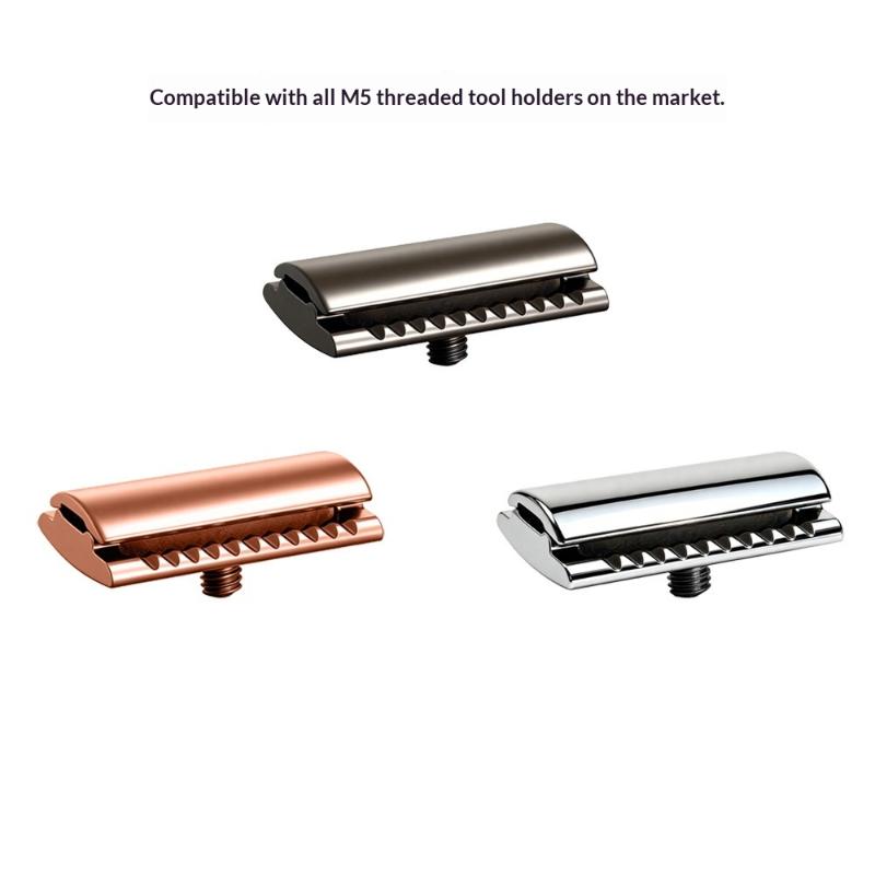 Safety Razor Handle - Mat Siyah Tek Bıçaklı Manuel Güvenlikli