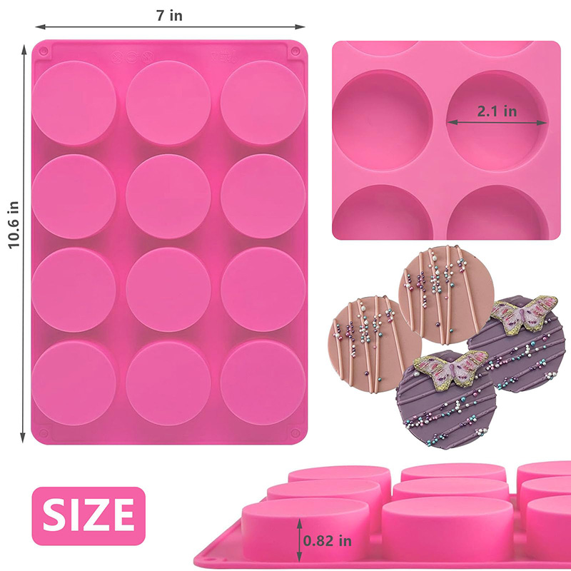 Yuvarlak Silikon Kalıplar 12 B - Eco Soap incelemesi ve fiyatı
