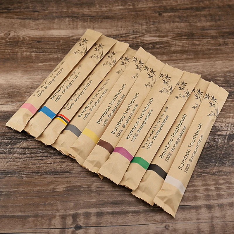 5/15 adet Renkli Doğal Bambu D - Bamboo Toothbrush incelemesi ve fiyatı