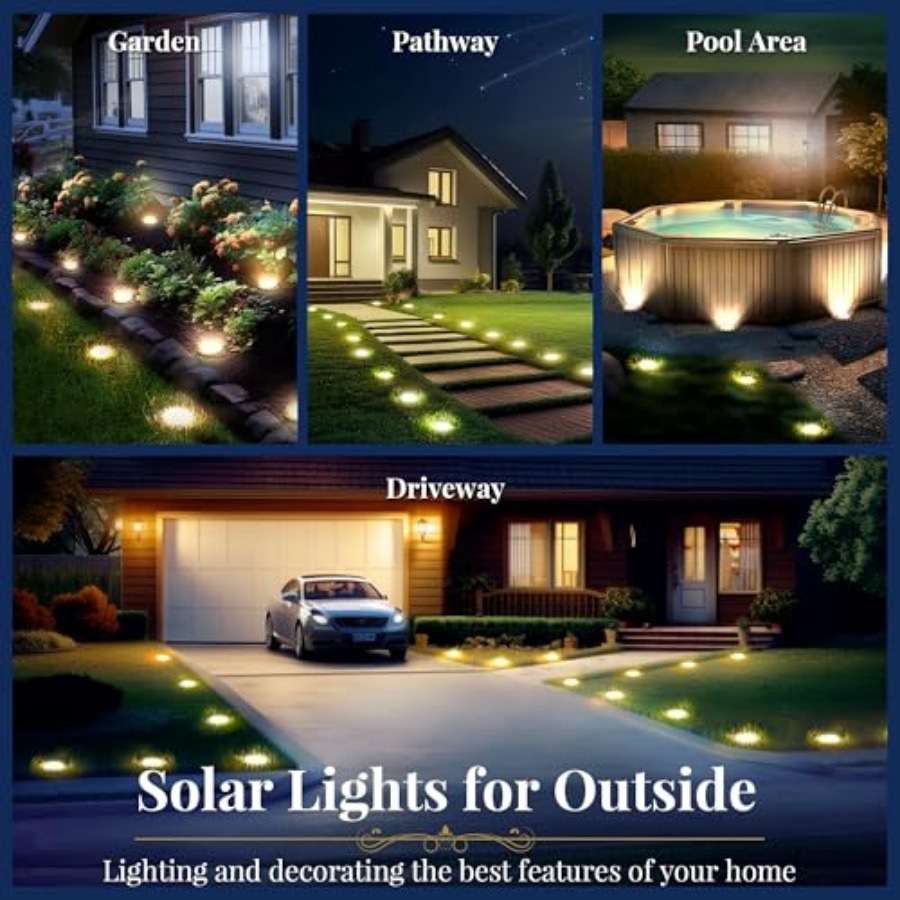 Güneş Enerjili Zemin Lambaları - Solar Garden Light incelemesi ve fiyatı